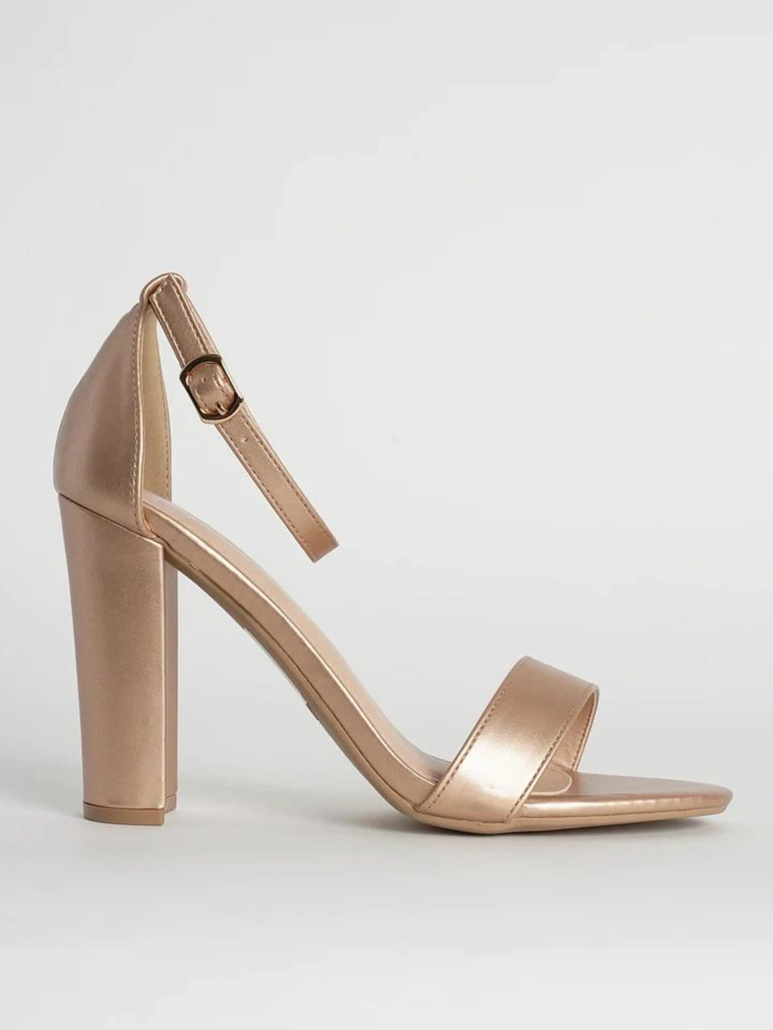 Heeled Sandals with Ankle Straps