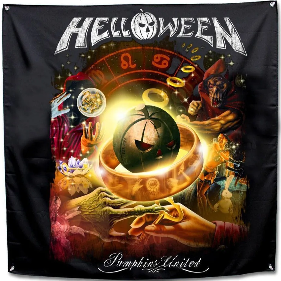 Helloween Collage Flag