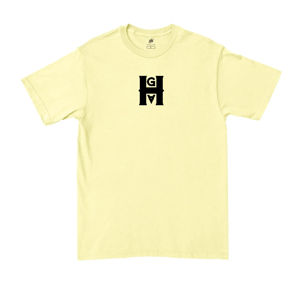 HGA Not Today Satan Yellow Tee