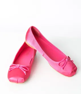 Hot Pink Bow Ballet Flats - Top-Rated Pink Bow Ballet Flats You'll Love - Shop Now!