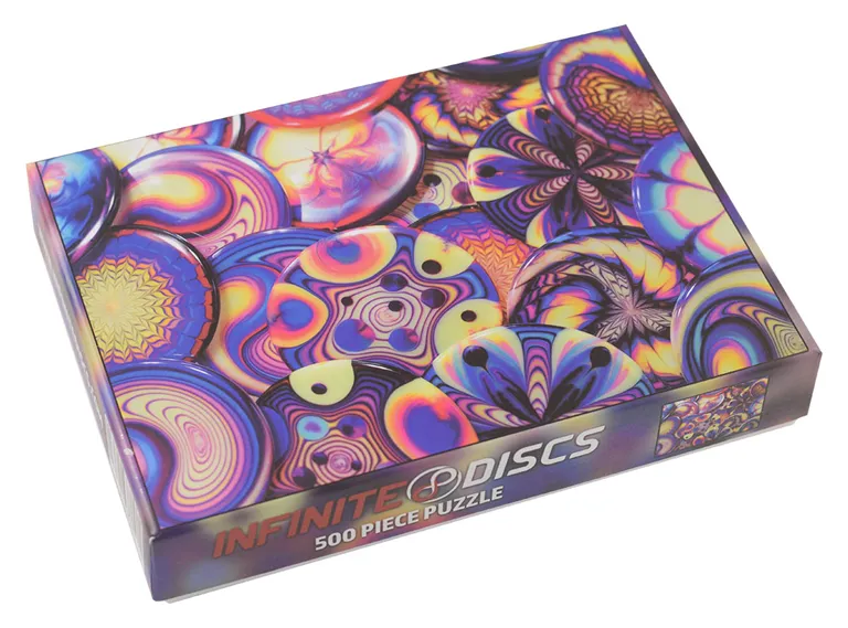 Infinite Discs Hye8Dye 500 Piece Puzzle