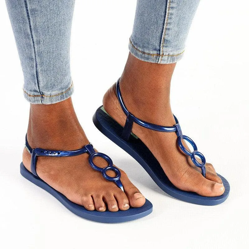 Ipanema Eden Modern Thong Sandals - Blue - SEO result.