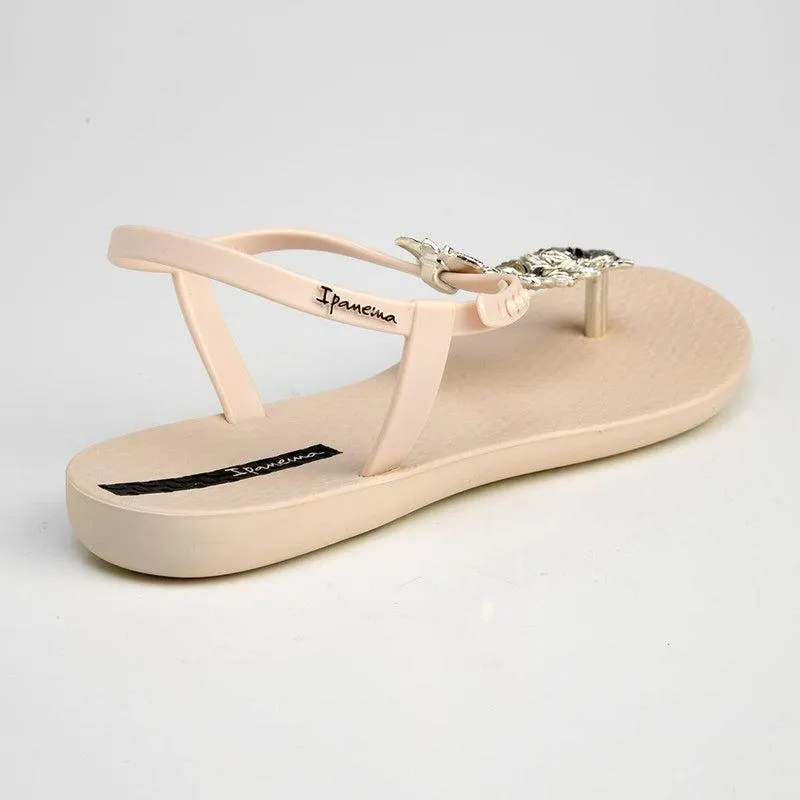 Ipanema Rose Glam Beige Thong Sandals