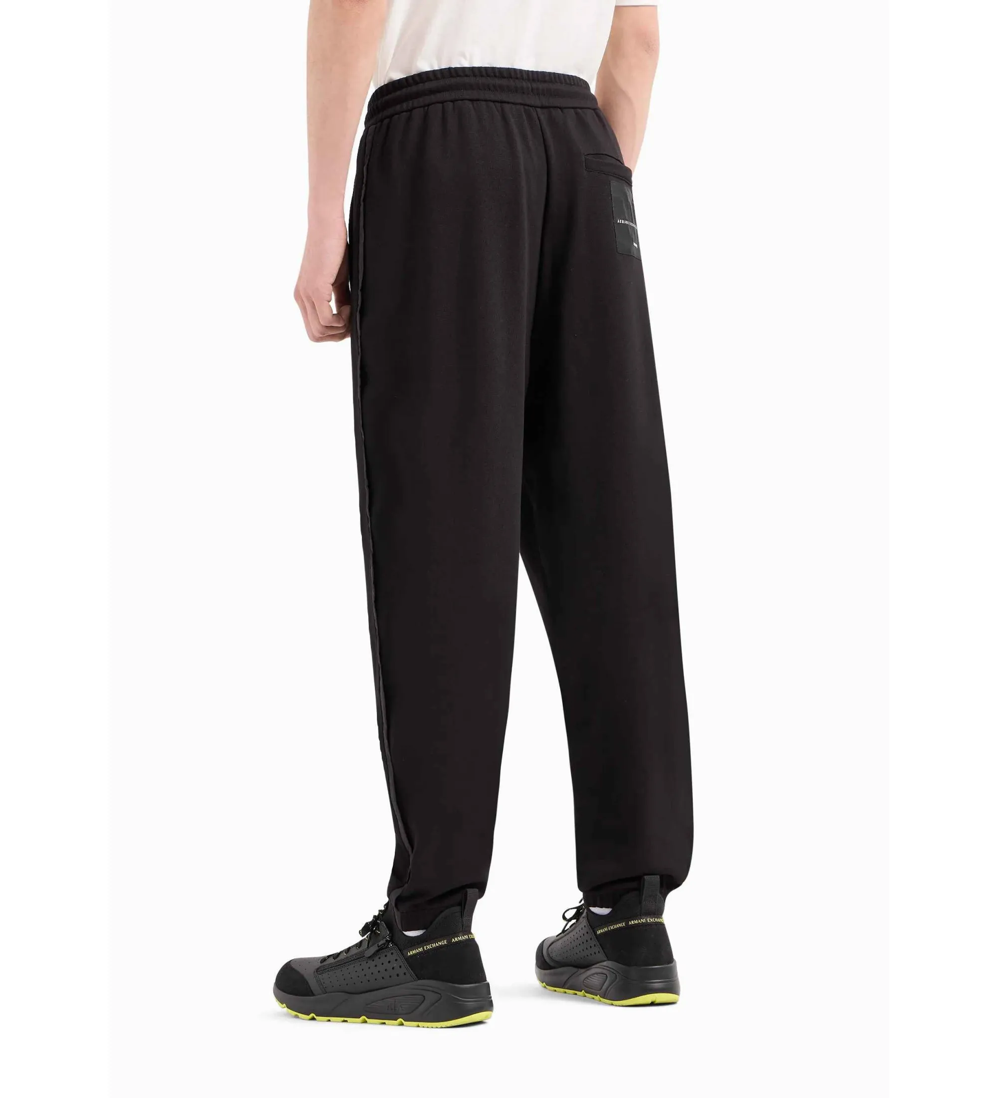 Jogger de felpa negro