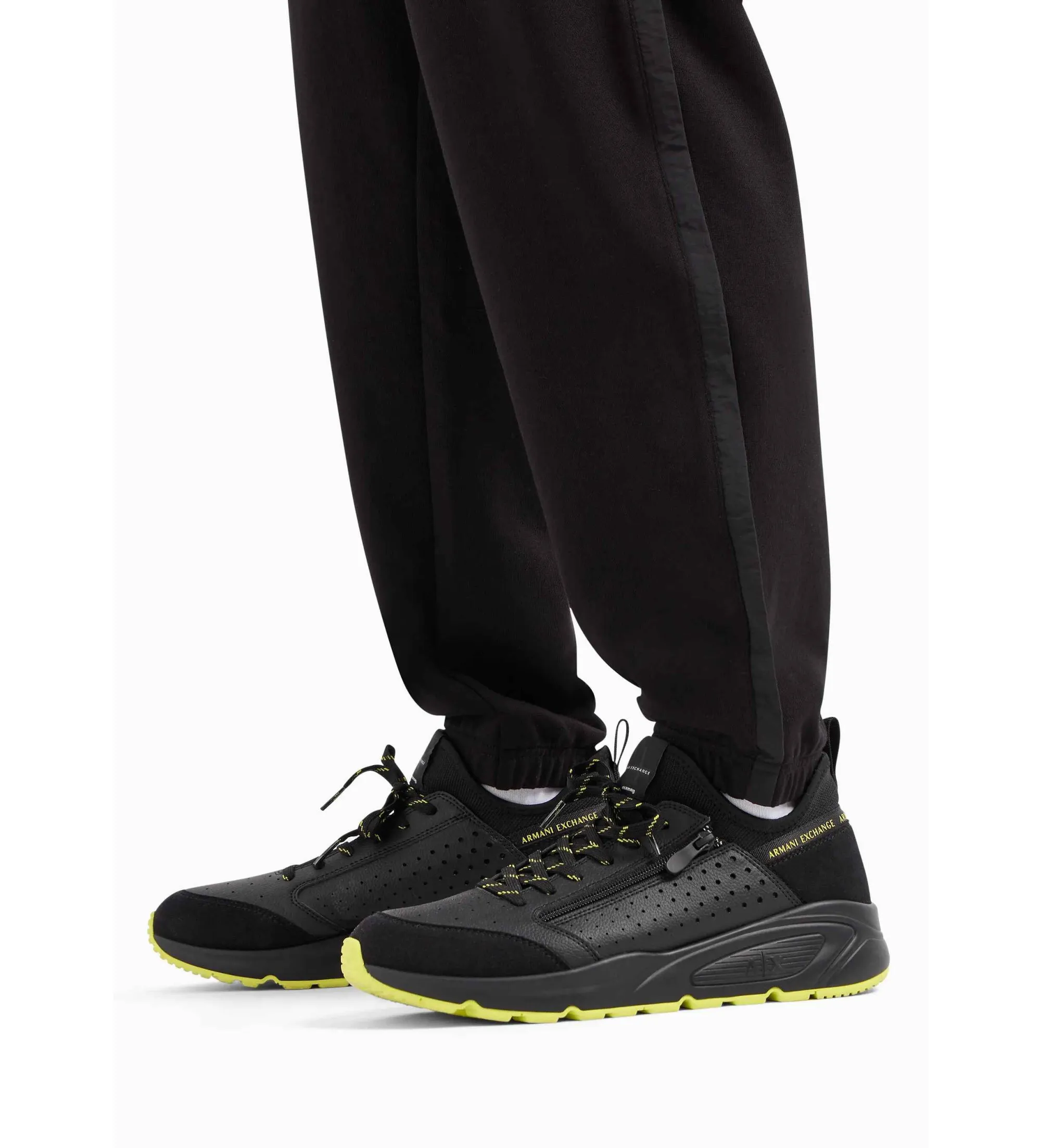 Jogger de felpa negro