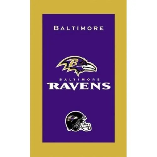 KR NFL Baltimore Ravens Bowling Towel