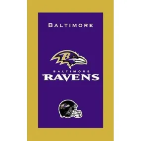 KR NFL Baltimore Ravens Bowling Towel