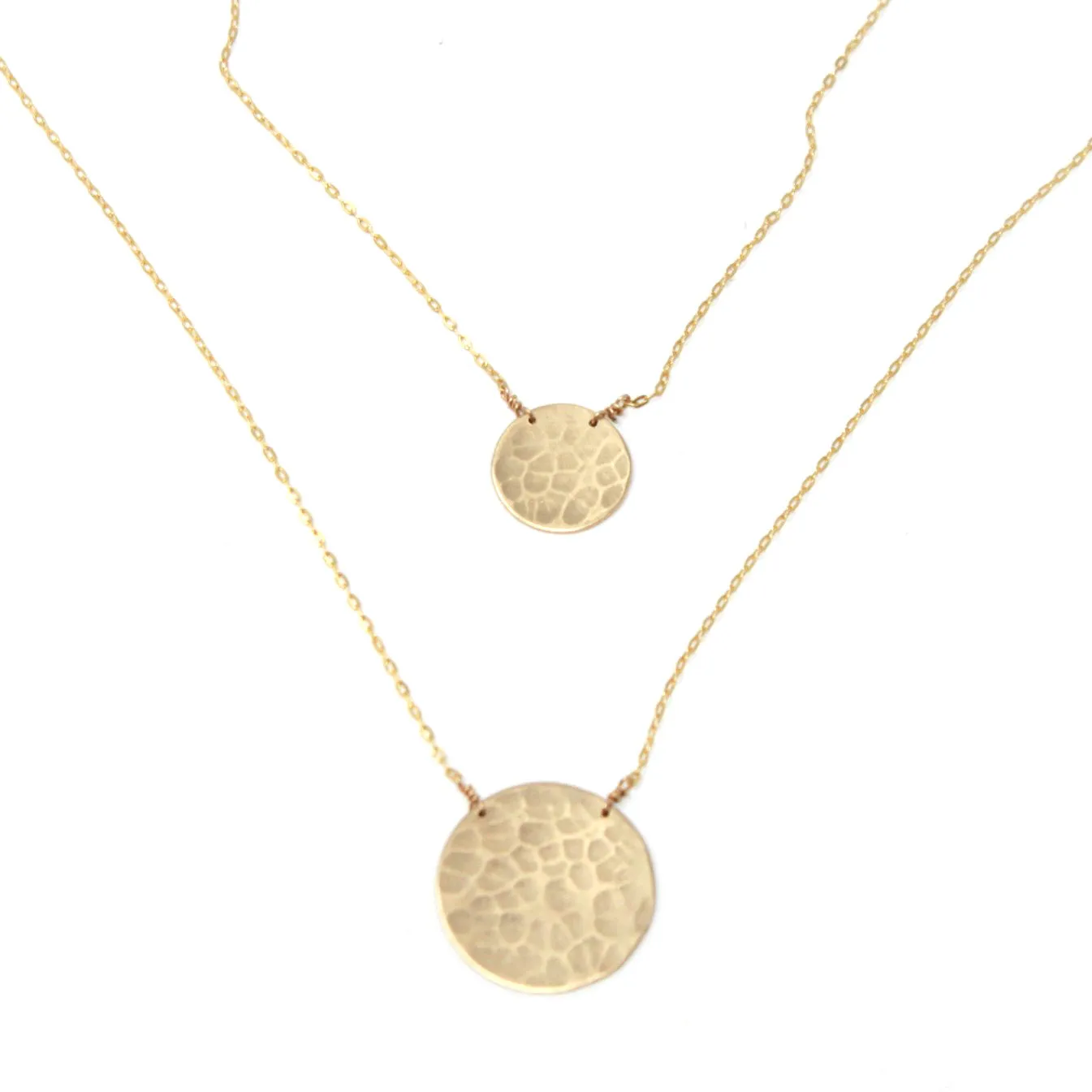 Layered Discs necklace