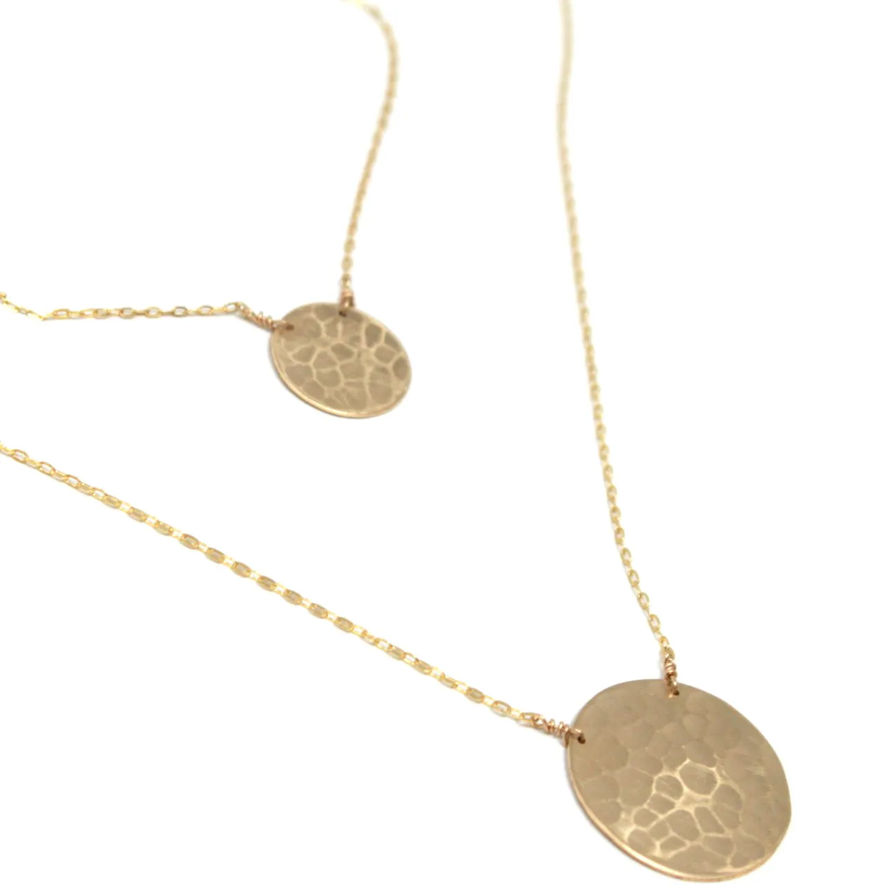 Layered Discs necklace