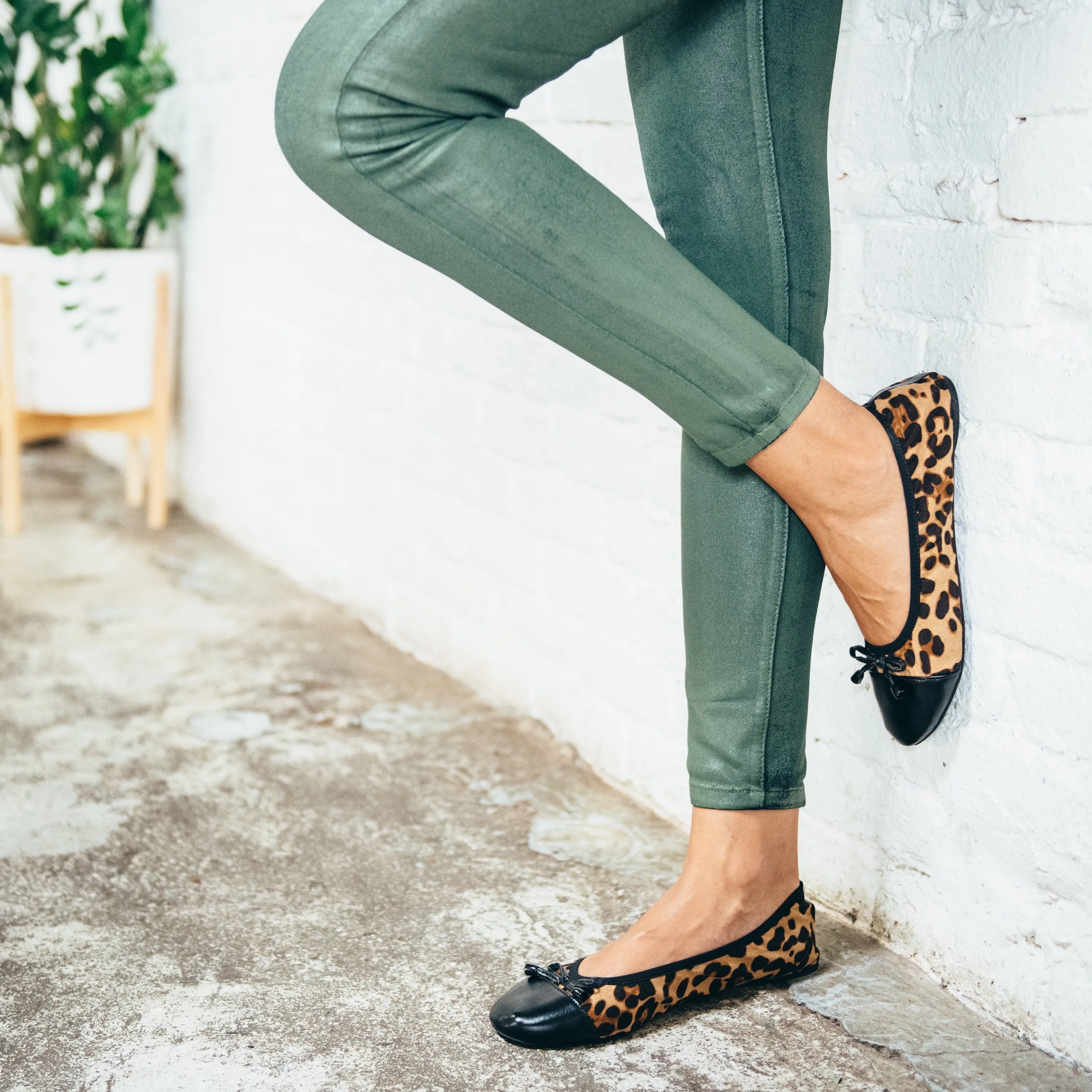 Leopard Print Flats.