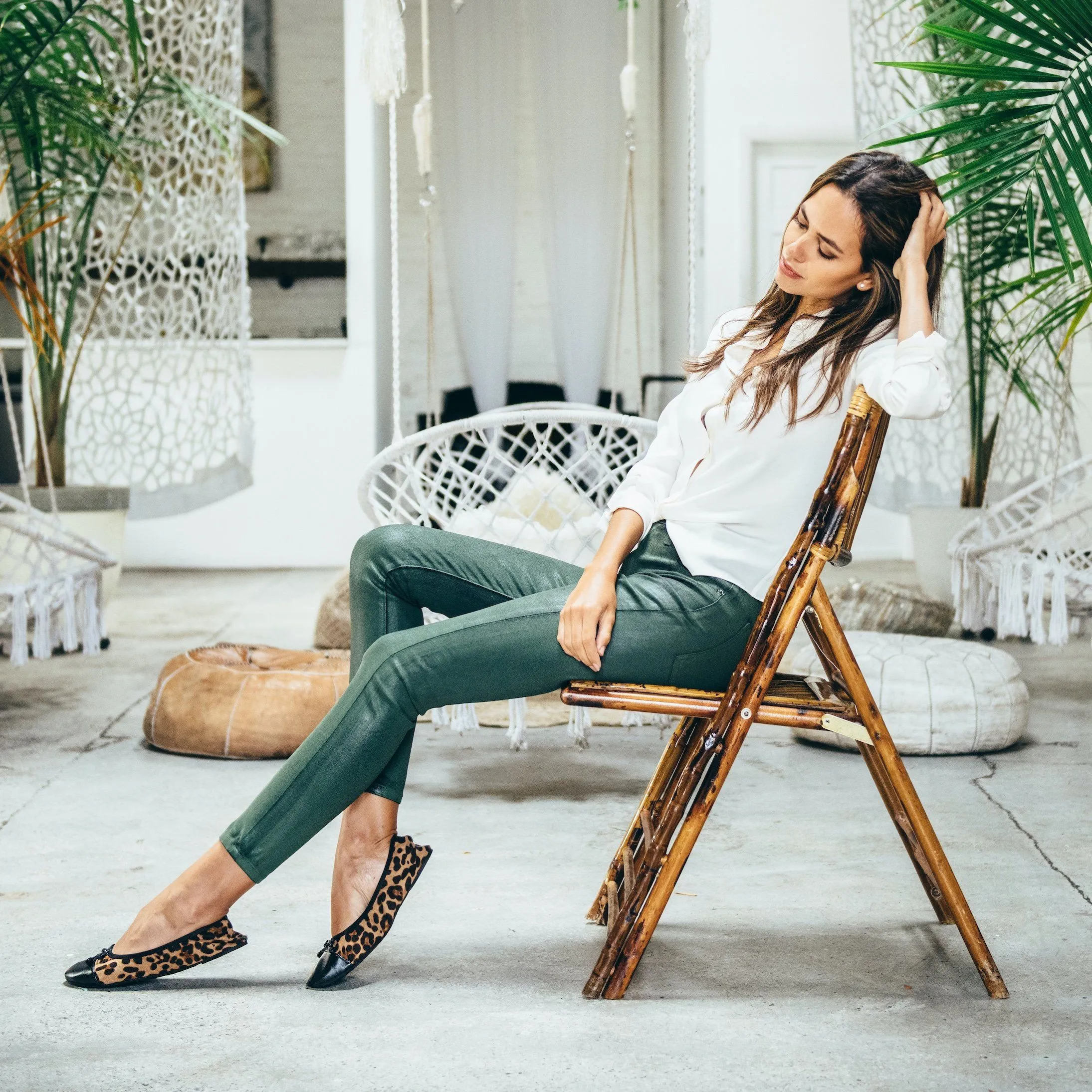 Leopard Print Flats.