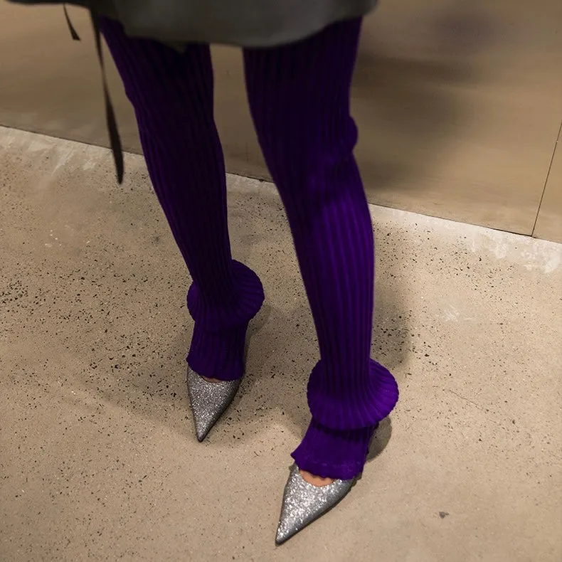 Lilac Heeled Pumps