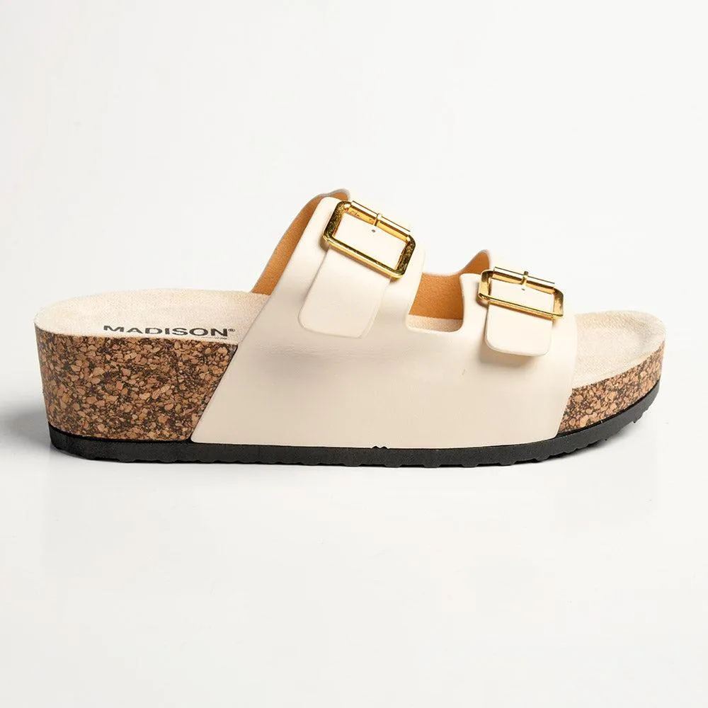 Madison Gayle Nude Sandals