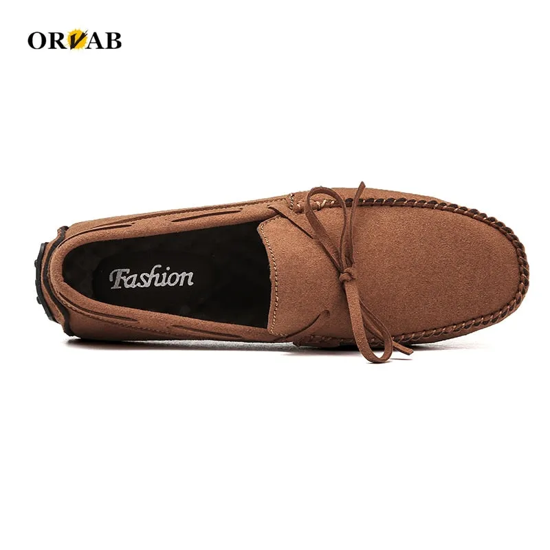 Men's driving moccasins - Soft, comfortable luxury - Flat.