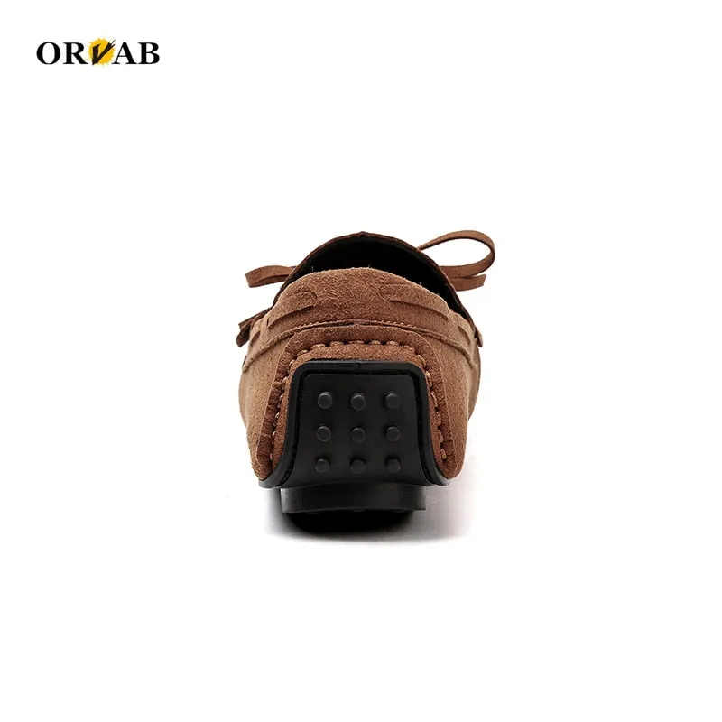 Men's driving moccasins - Soft, comfortable luxury - Flat.