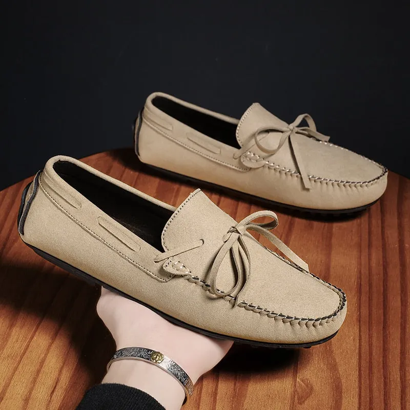 Men's driving moccasins - Soft, comfortable luxury - Flat.