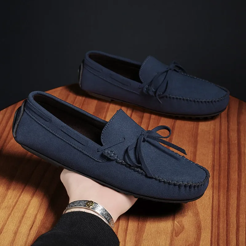 Men's driving moccasins - Soft, comfortable luxury - Flat.