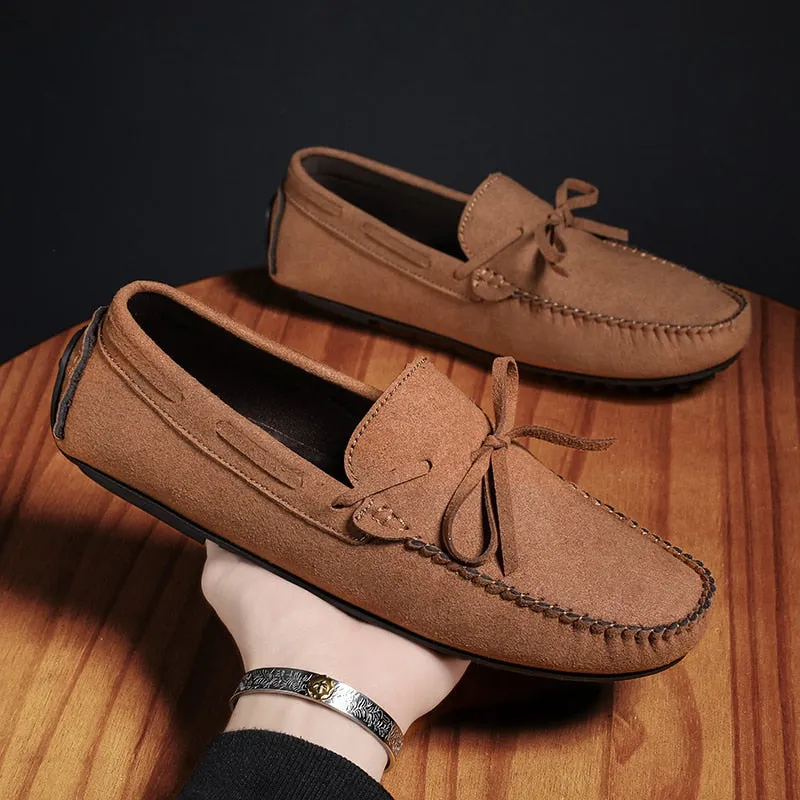 Men's driving moccasins - Soft, comfortable luxury - Flat.