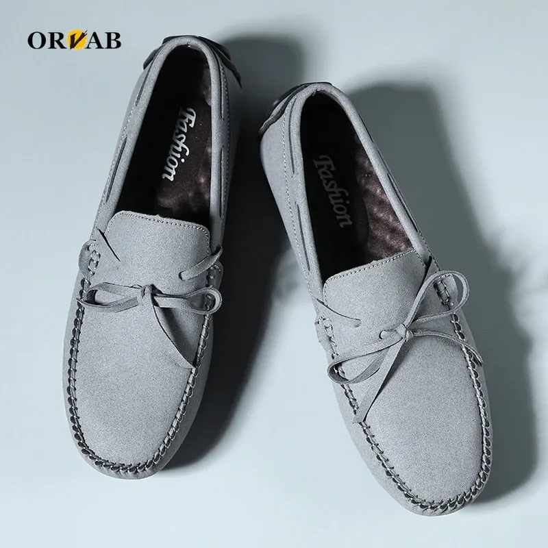 Men's driving moccasins - Soft, comfortable luxury - Flat.