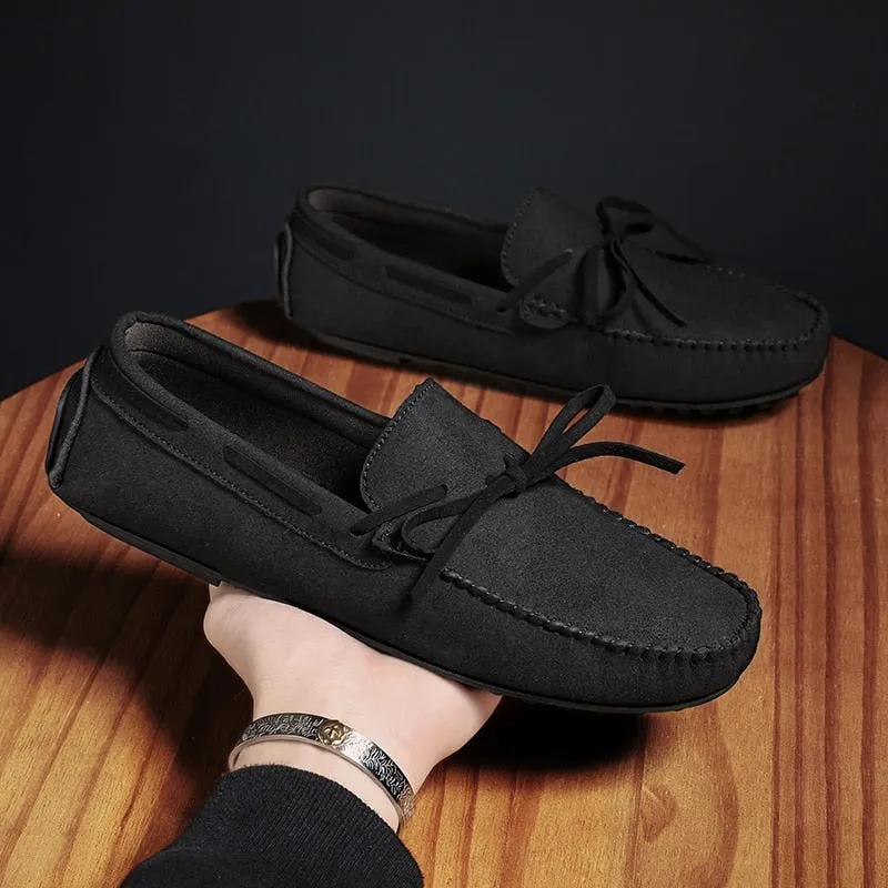 Men's driving moccasins - Soft, comfortable luxury - Flat.