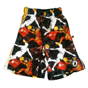 Mens High Performance Basketball Shorts - Slam Dunk Attack Style