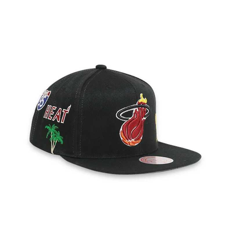 Miami Heat Hyperlocal Snapback HWC - Miami Heat Snapback Hat in Hyperlocal Style