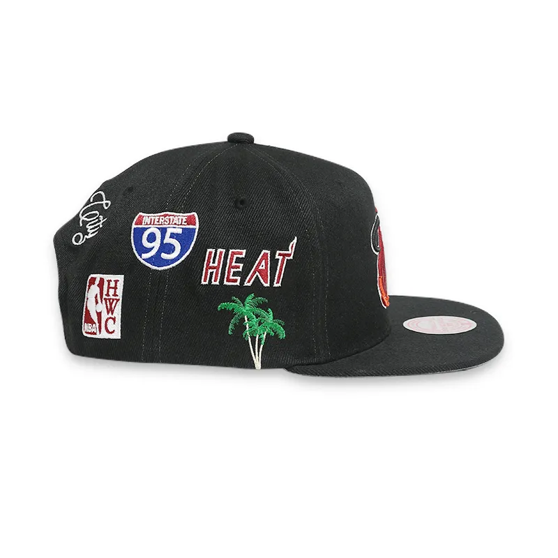 Miami Heat Hyperlocal Snapback HWC - Miami Heat Snapback Hat in Hyperlocal Style