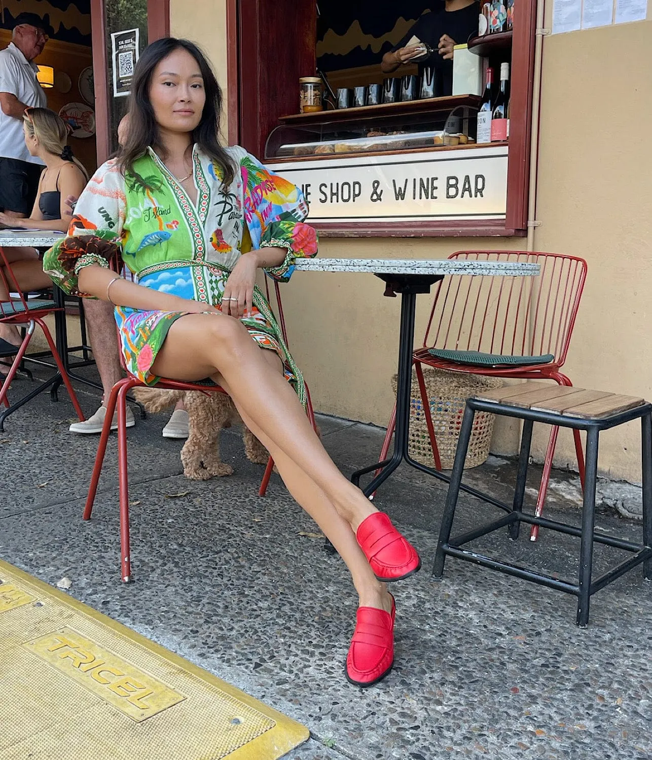 Multi-colored Paradiso Mini Dress