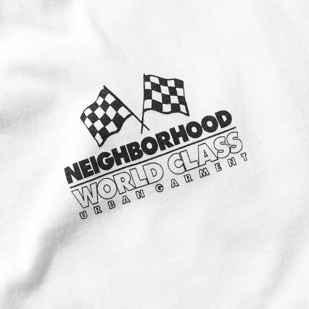 Neighborhood Flag TeeWhite & Black