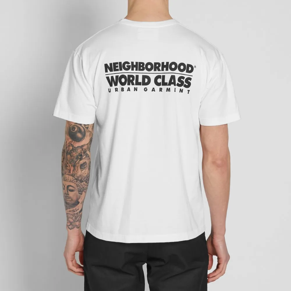 Neighborhood Flag TeeWhite & Black