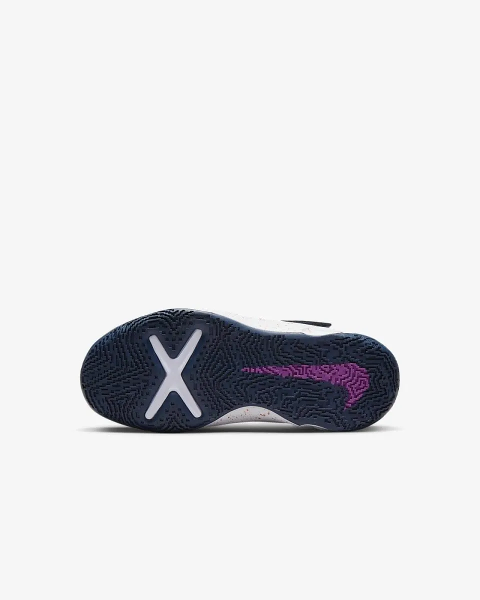 Nike Kids Team Hustle D 10 SE Purple/Navy Basketball Shoes - Google SEO friendly result: Nike Kids Basketball Shoes Purple/Navy 