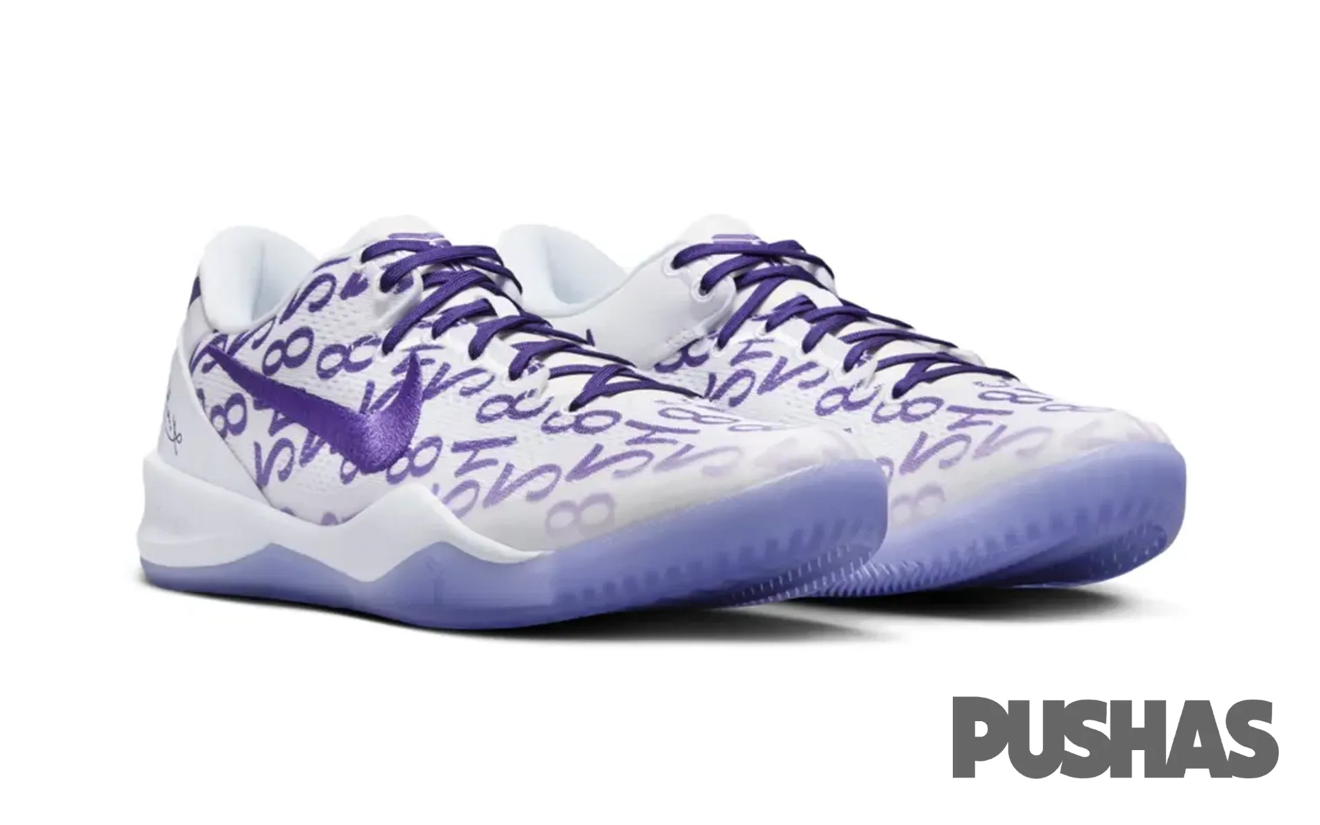 Nike Kobe 8 White Court Purple 2024 shoes