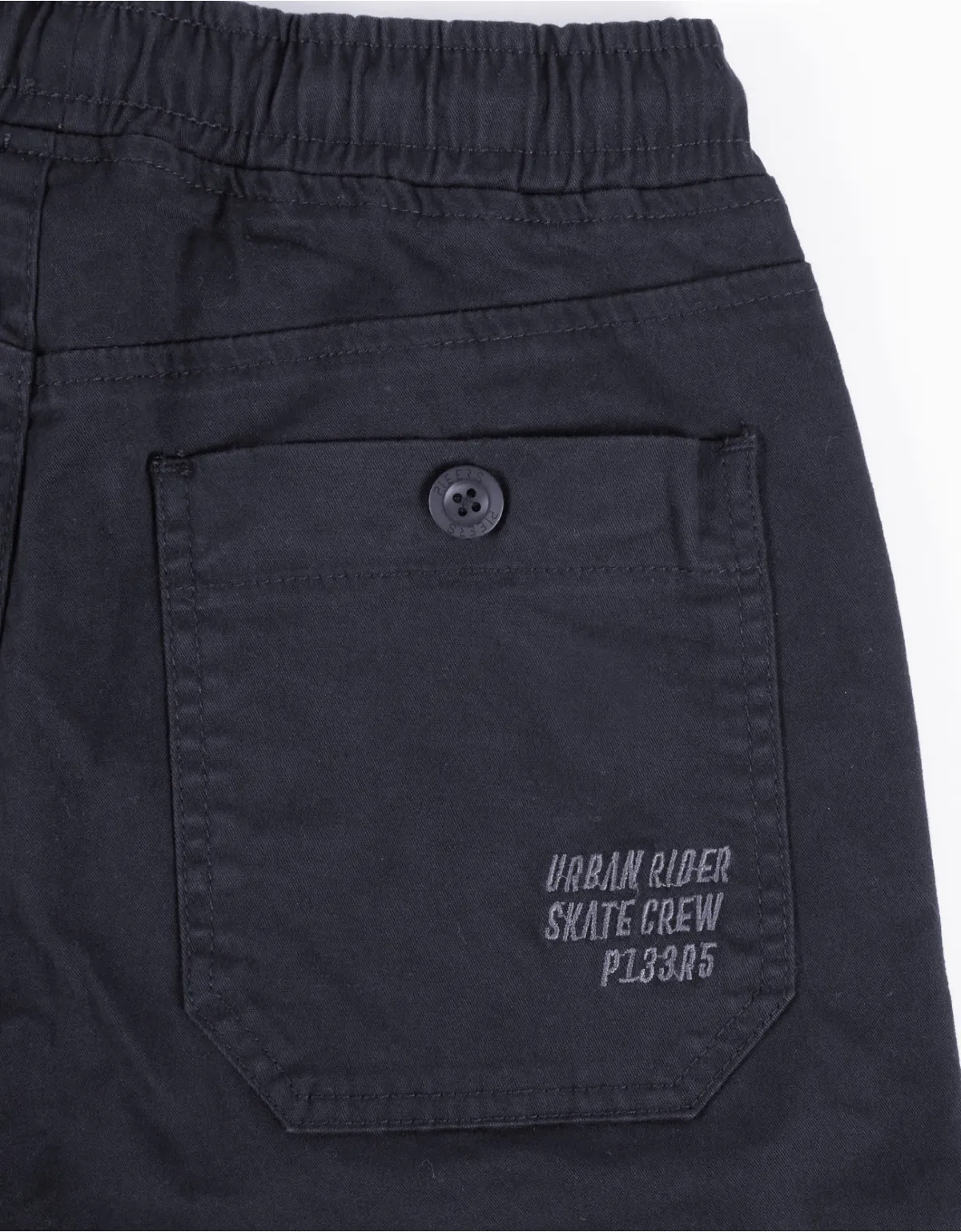 Pantalón jogger slim fit negro