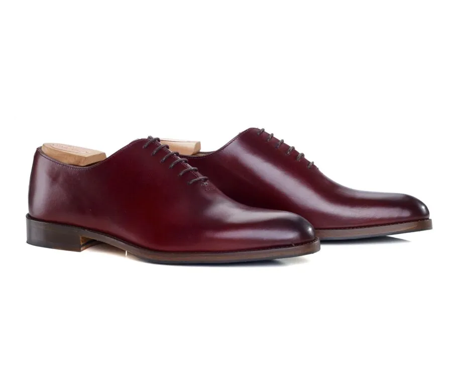 Patina Burgundy Oxford shoes - Rubber pad - PETER PATIN