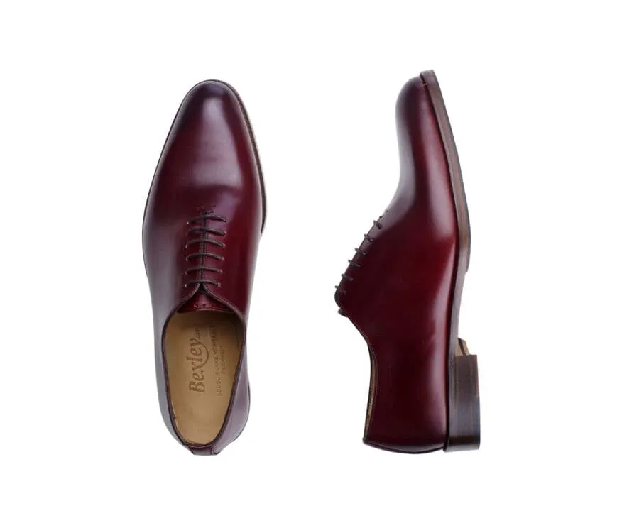 Patina Burgundy Oxford shoes - Rubber pad - PETER PATIN