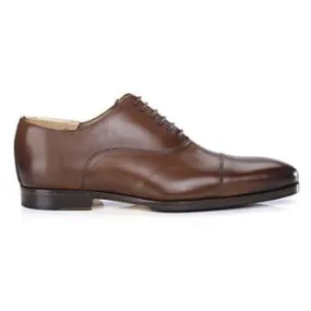 Patina Chestnut Oxford shoes - Leather outsole & rubber pad - SPEZIA II PATIN