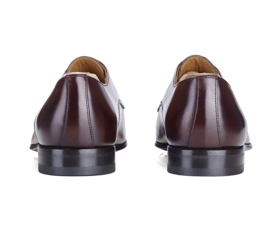 Patina Cognac Derby Shoes - GARSTON