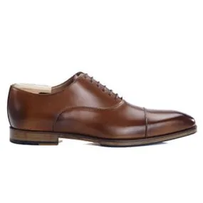 Patina Gold Oxford shoes - Leather outsole & rubber pad - SPEZIA II PATIN