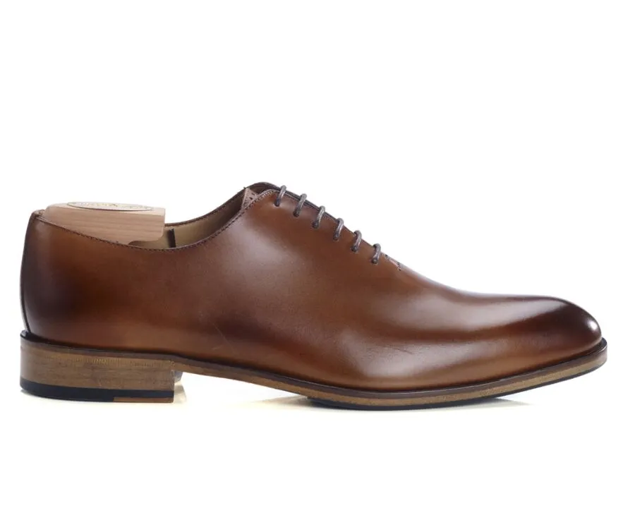 Patina Gold Oxford shoes - Rubber pad - PETER PATIN