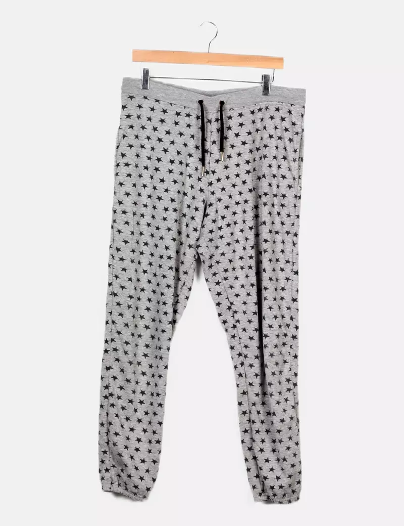 Primark Jogger gris estampado