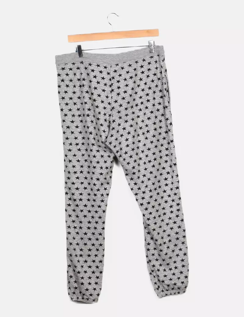 Primark Jogger gris estampado