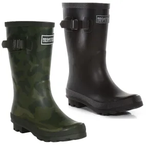 Regatta Kids Fairweather Outdoor Wellington Boots Rain Boots Wellies