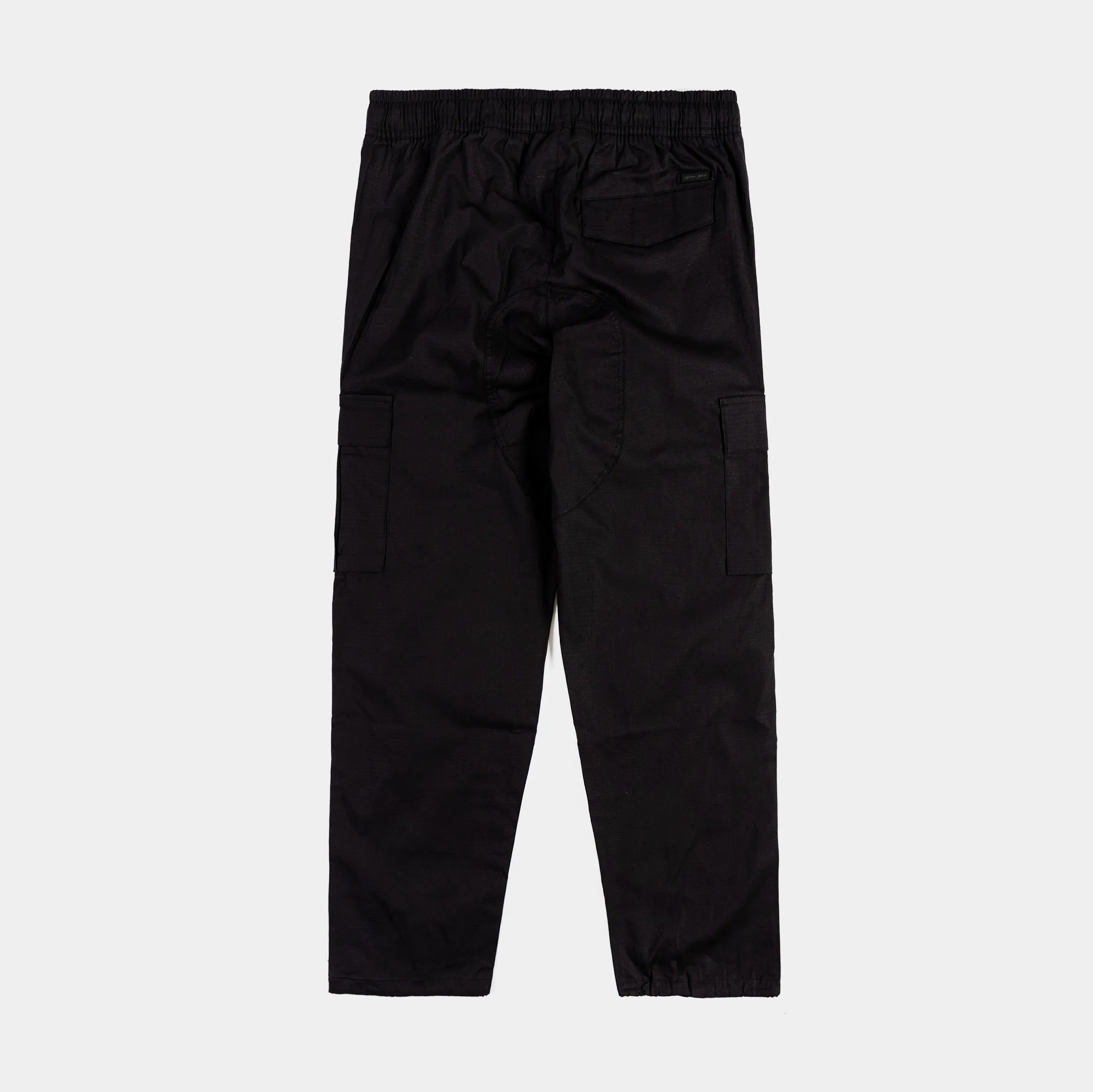 Ripstop Black Cargo Mens Pants