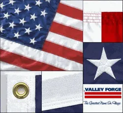 Sale: Beautiful Nylon Flag by Valley Forge Flags Made in USA