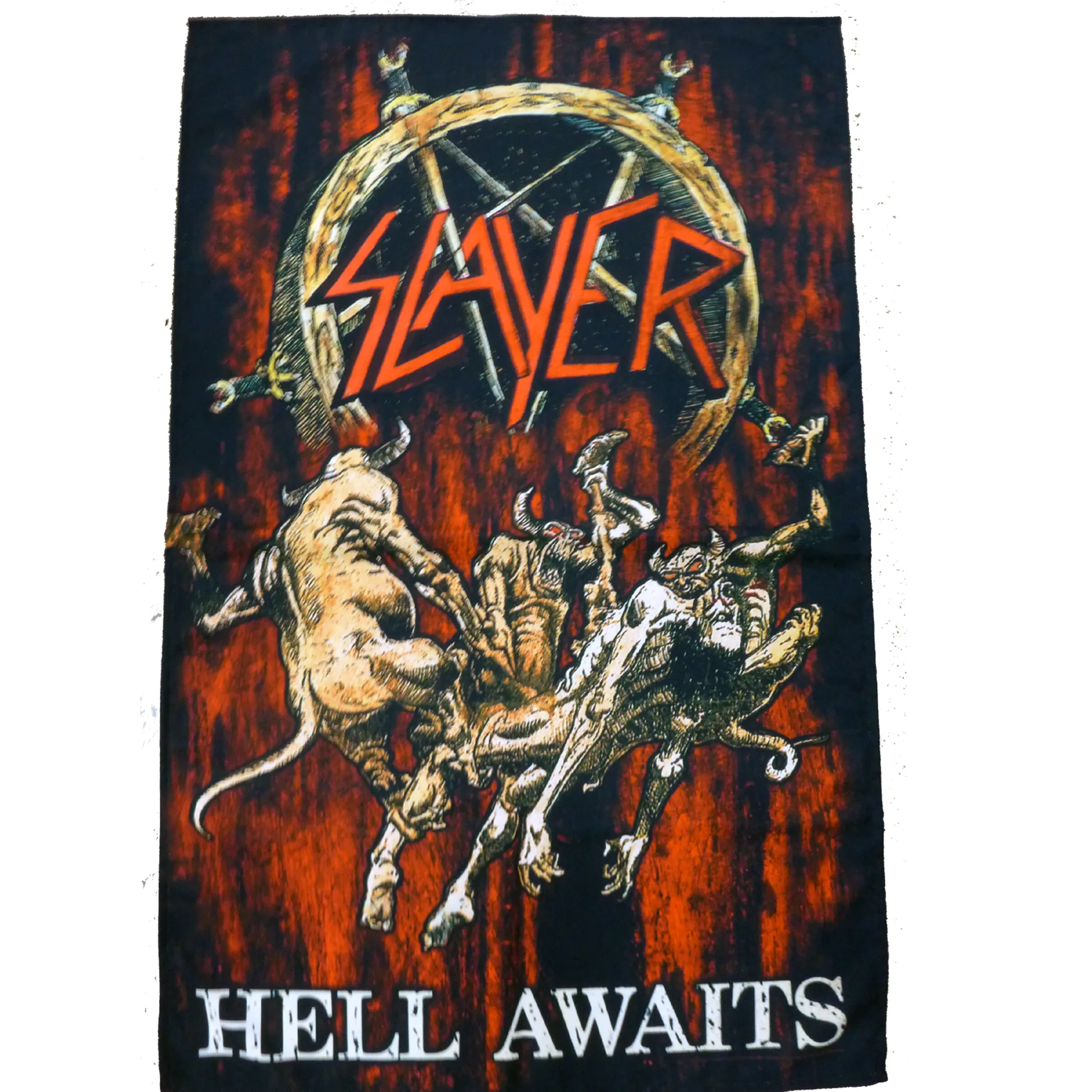 Slayer Hell Awaits Flag