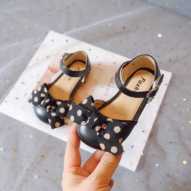 Toddler Shoes - Polka Dot Butterfly Sandals