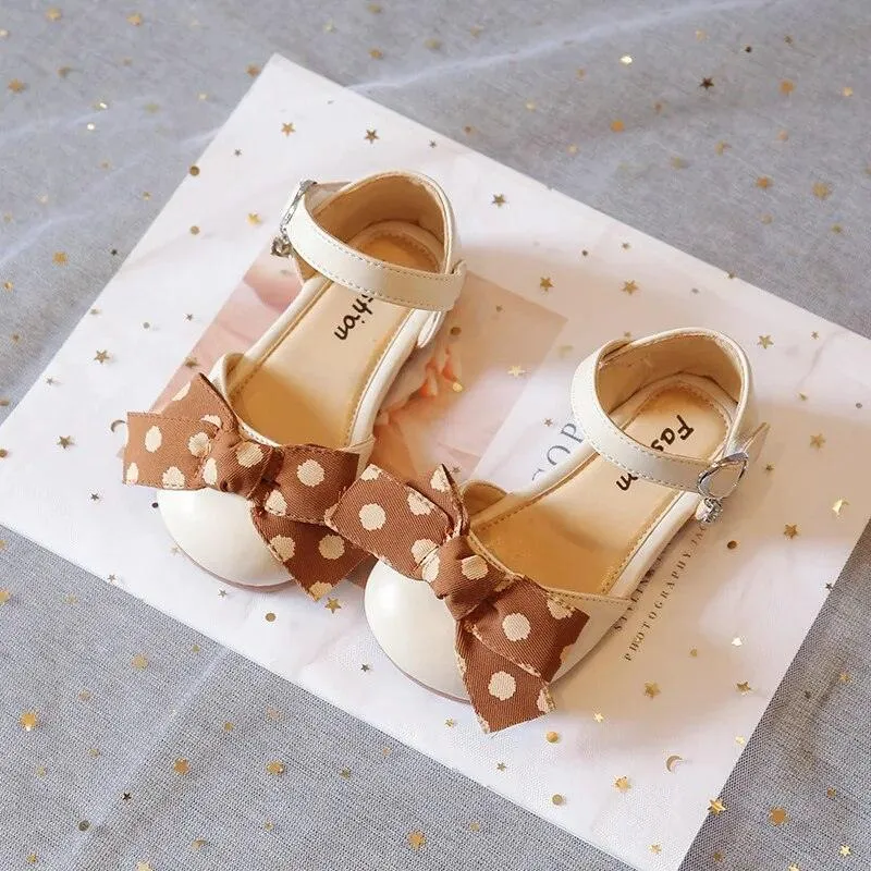 Toddler Shoes - Polka Dot Butterfly Sandals