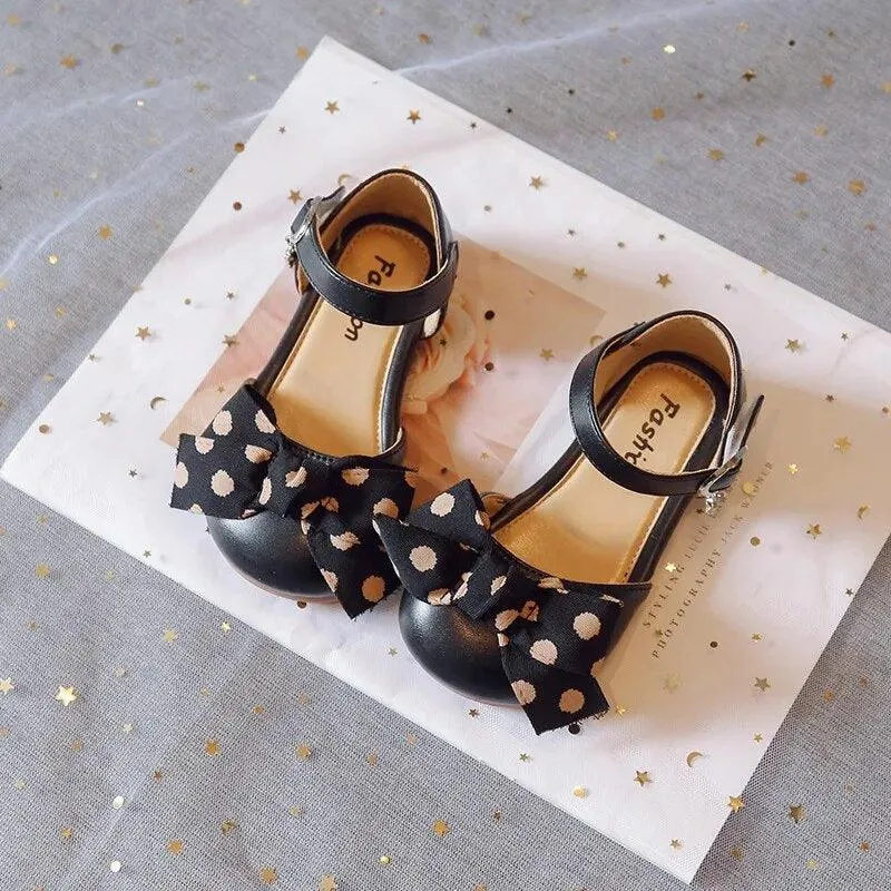 Toddler Shoes - Polka Dot Butterfly Sandals