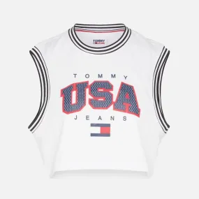 Tommy Jeans Crop USA Basketball Tank DW0DW15304YBR