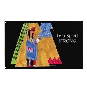 Two Spirit Strong Flag